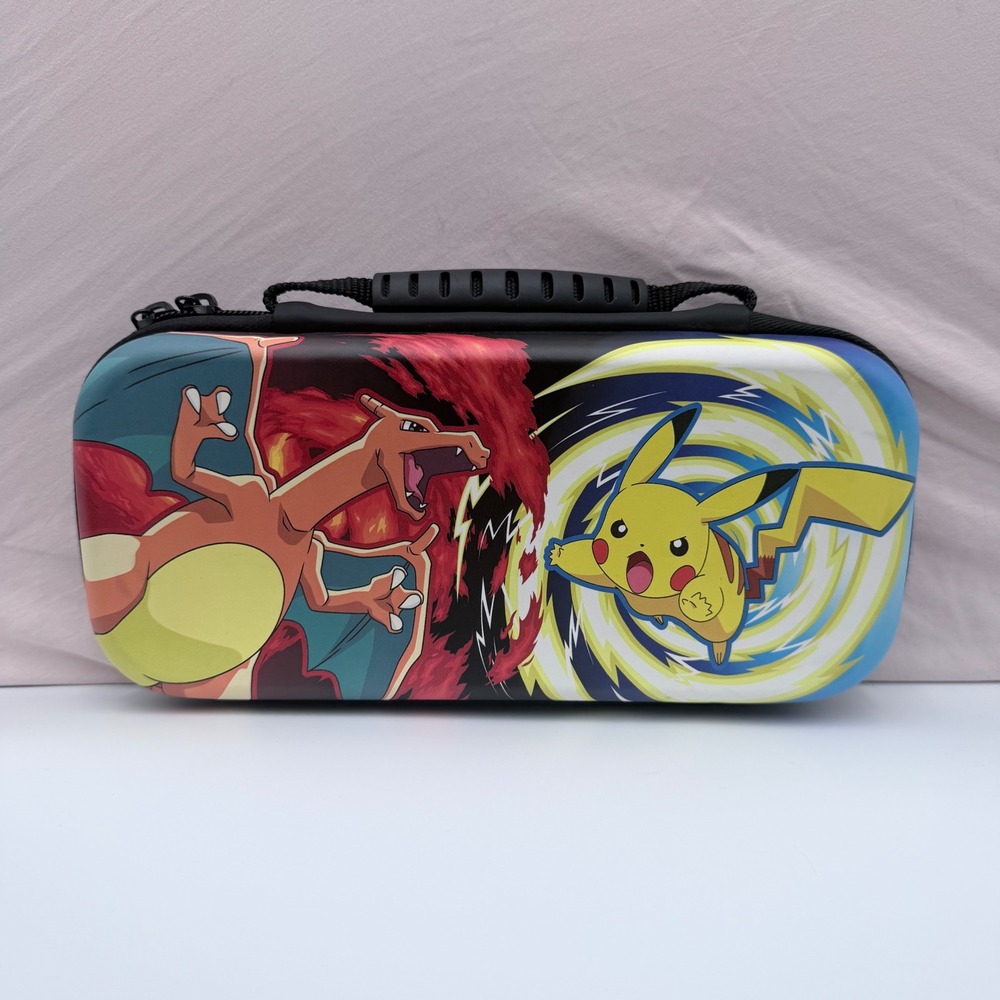 PowerA Nintendo Switch Case Pokemon Charizard & Pikachu Vortex Travel Hard Shell